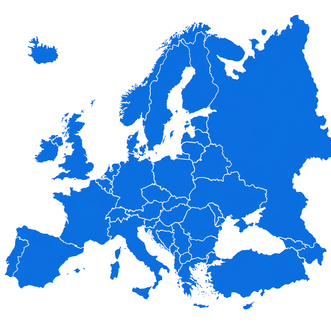 Europe map